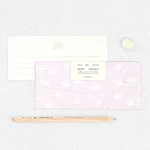 01 Pure Swan - Dash and Dot Dear Pocket Gift Envelope