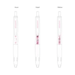 3 Option - Esther Bunny Clip 0.35mm Black Ink Ballpoint Pen