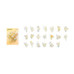 Pack of 40 stickers - Appree Daisy Gold Foil Sticker Pack