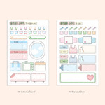 Pack of 10 sheets - 7321 Design All-in-One Review Sticker Pack