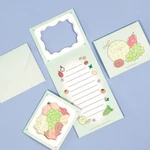 Unfold Cards - 7321 Design Fruit Window Folding Greeting Card Pack