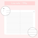 Lined Notebook - 7321 Design Day Point Lined Notebook