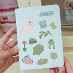 B6 Size - 7321 Design My Color My Day B6 Grid Notebook