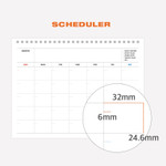 Back - Indigo 2026-2027 Gibon 18 Months Desk Calendar