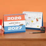 18 Months Calendar - Indigo 2026-2027 Gibon 18 Months Desk Calendar