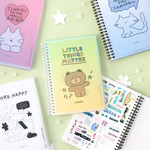 Iconic Double-Sided Non-Stick A5 Sticker Storage Book