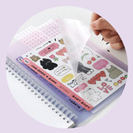 Cover Pocket - Iconic Double-Sided Non-Stick A5 Sticker Storage Book