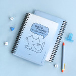02 Cloudy Blue - Iconic Double-Sided Non-Stick A5 Sticker Storage Book