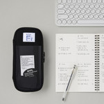 Black - Antenna Shop Archive Clear Pocket Large Capacity Organizer Pen Pouch