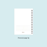 Personal Data - PAPERIAN Bits And Pieces Mini Undated Weekly Planner