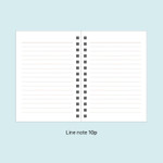 Lined Note - PAPERIAN Bits And Pieces Mini Undated Weekly Planner