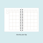 Monthly Plan - PAPERIAN Bits And Pieces Mini Undated Weekly Planner