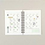 Monthly Plan - PAPERIAN Bits And Pieces Mini Undated Weekly Planner