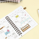 Monthly Plan - PAPERIAN Bits And Pieces Mini Undated Weekly Planner