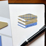 Sticky Notes - Plepic Book-Shaped Pattern Sticky Note Set
