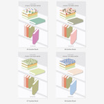 Option - Plepic Book-Shaped Pattern Sticky Note Set