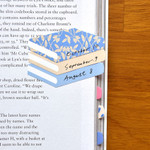 Book Marker - Plepic Book-Shaped Pattern Sticky Note Set
