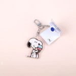 Ice Cream - PEANUTS Snoopy Acrylic Keyring with Mini Notebook