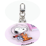 Detail of PEANUTS Snoopy Acrylic Keyring with Mini Notebook