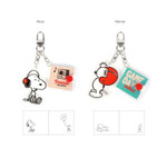 Option - PEANUTS Snoopy Acrylic Keyring with Mini Notebook