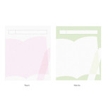 Option - Be On D Book Quote Sticky Memo Pad