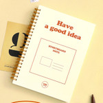 Orange - Basic A5 Storyboard Spiral Notebook