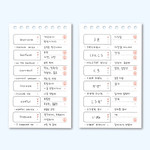 Usage example of ICONIC Blah Blah Word Notebook With Flip Cover