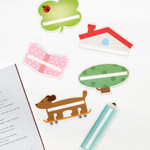 Be On D Clear PET Highlighting Reading Guide Bookmark Set