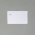 White - Self-Adhesive Paper Pocket Storage Sleeve