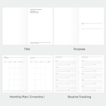 Planner Pages - Ardium Good Days 3 Months Undated Daily Study Planner