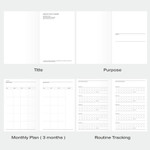 Planner Pages - Ardium 1440 Medium 3 Months Undated Daily Study Planner