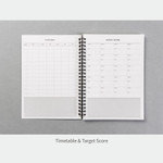 Timetable & Target Score - Ardium Study Log 3 Months Undated Daily Study Planner