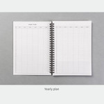 Yearly Plan - Ardium Study Log 3 Months Undated Daily Study Planner