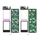 Set of 6 Sheets - Wanna This Forest Rose Holographic Glitter Sticker Set