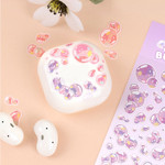 Usage example of Wanna This Translucent Holographic Color Bubble Sticker Set