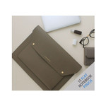 With Alice Think About Light Synthetic Leather 15" Laptop Sleeve