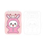 Rabbit Chunbae - Meow Man Cute Cat Die-Cut Pocket Unlined Notepad