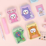 Meow Man Cute Cat Die-Cut Pocket Unlined Notepad