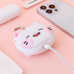 Meow Man Cute Cat Plush AirPods Case With Keyring