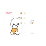 Chunbae - Meow Man Cute Cookie Cat 5-Pocket A4 Document Organizer