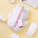 Inner Cushioning - Meow Man Cute Cat Plush Zipper Pouch