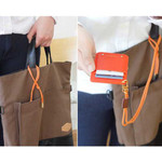 Iconic Two tone adjustment twist string loop neck strap