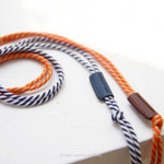 Iconic Two tone adjustment twist string loop neck strap