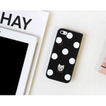 Romane Hellogeeks pink label pattern jelly iPhone 5 case