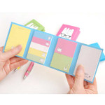 2young Cute rabbit folding sticky memo note set