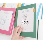 2young Cute rabbit wirebound lined notebook