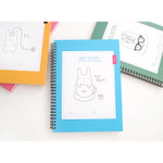 2young Cute rabbit wirebound lined notebook