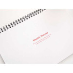 2young Wirebound large weekly desk planner scheduler