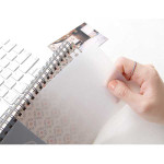 Iconic Wirebound pattern weekly planner memopad desk pad