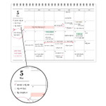 Seeso the Photo undated desk monthly planner scheduler